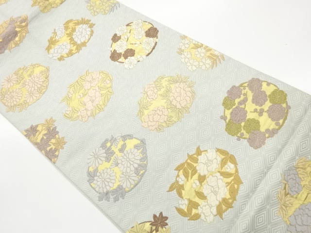 JAPANESE FUKURO OBI / WOVEN RHOMBUS